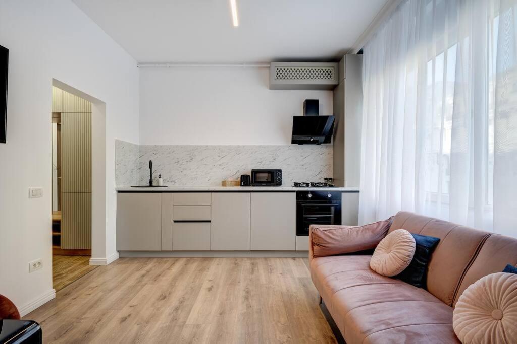 Ferienwohnung Oasis On Calea Victoriei Bukarest Exterior foto